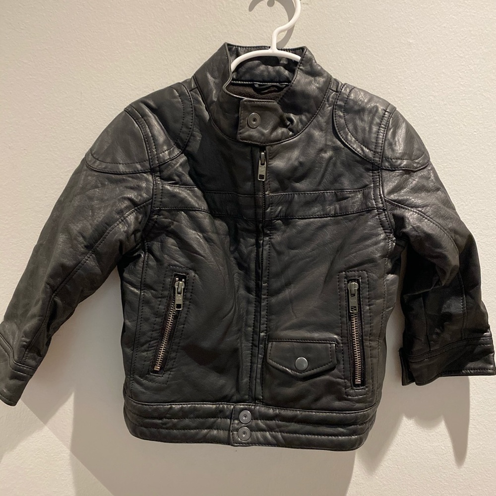 Baby Gap Faux Leather Jacket Size 3T